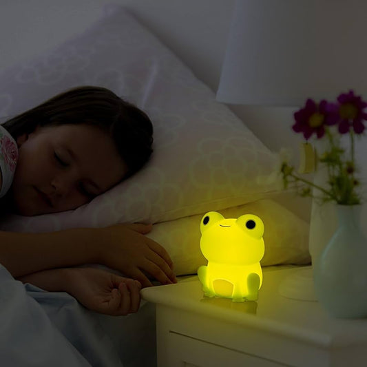 Luz Nocturna Touch Rana™: Luz Mágica para un Sueño Seguro y Tranquilo🛌